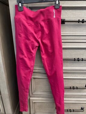 Pink Kids Leggings - High-Waist Active Bottoms